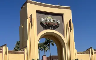 The Universal Studios Florida entrance arch